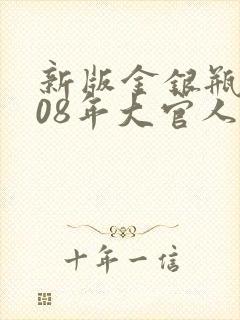 新版金银瓶2008年大官人