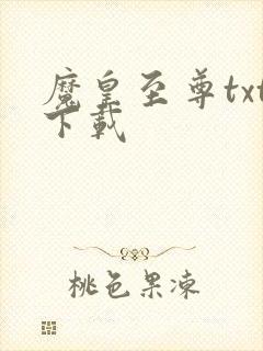 魔皇至尊txt下载