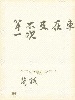 等不及在车里做一次