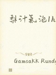 梨汁气泡1h1