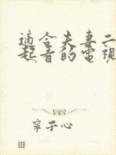 适合夫妻二人一起看的电视剧