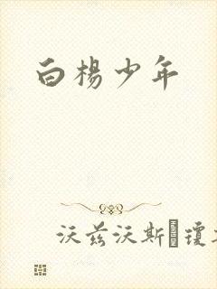 白杨少年