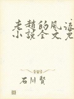 老赵的风流人生小说全文免费阅读