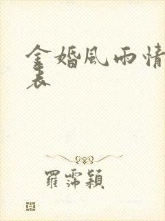 金婚风雨情演员表