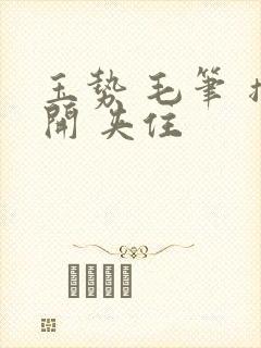 玉势 毛笔 撑开 夹住