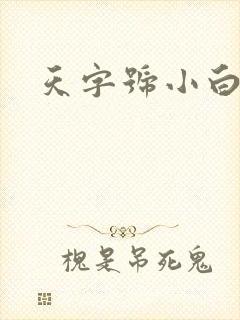 天字号小白脸