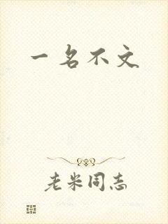 一名不文