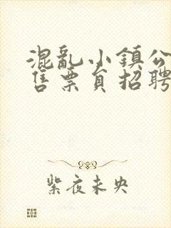 混乱小镇公交车售票员招聘条件