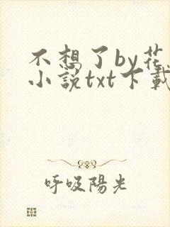 不想了by花卷小说txt下载