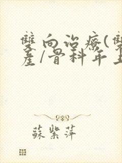 双向治疗(双/产/骨科年上)