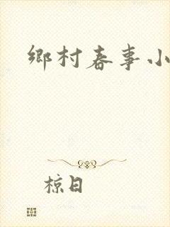 乡村春事小说