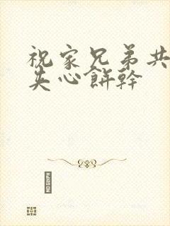 祝家兄弟共享后夹心饼干