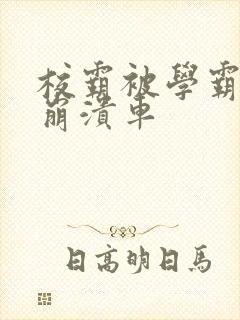 校霸被学霸玩到崩溃车