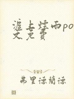 沪上烟雨po全文免费