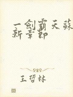 一剑霸天苏信最新章节