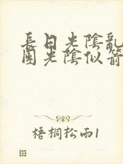 长日光阴乱作一团光阴似箭笔渺