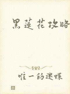 黑莲花攻略手册