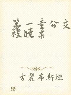 第一章公交激战程晓柔