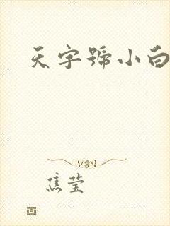 天字号小白脸