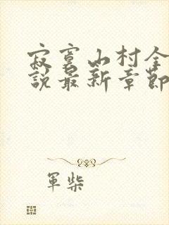 寂寞山村全部小说最新章节