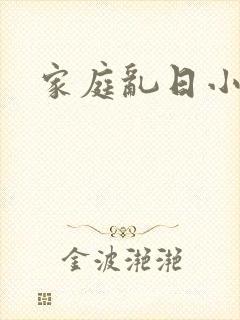 家庭乱日小说