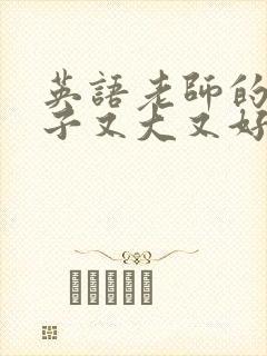 英语老师的小兔子又大又好吃