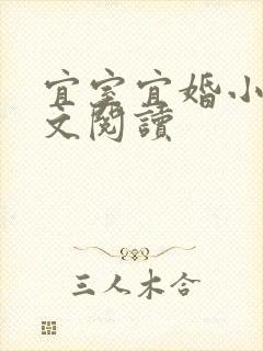 宜室宜婚小说全文阅读封面