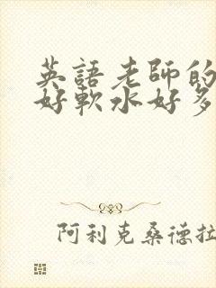 英语老师的兔子好软水好多