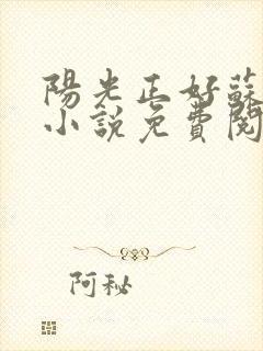 阳光正好苏玥玥小说免费阅读