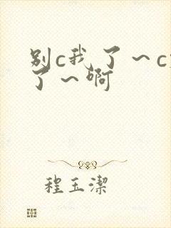 别c我了～c烂了～啊