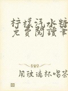 柠檬汽水糖全文免费阅读笔趣阁