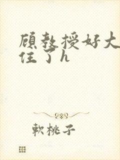 顾教授好大含不住了h