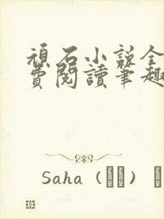 顽石小说全文免费阅读笔趣阁