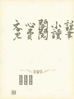 文心阁小说全文免费阅读笔趣阁