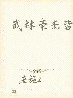 武林豪杰皆我奴