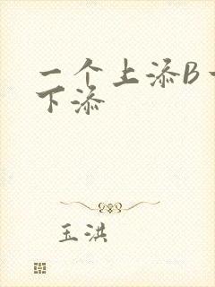 一个上添B一个下添