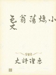 色翁荡熄小说全文