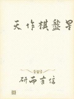 天作棋盘星作子