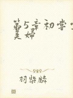 第5章初尝云雨美妇