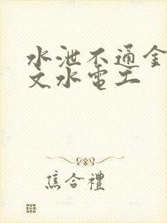 水泄不通金银原文水电工