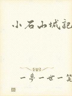 小石山城记