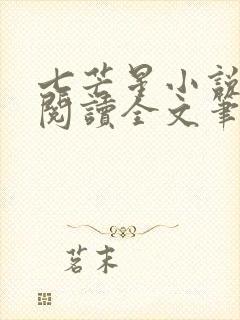 七芒星小说免费阅读全文笔趣阁