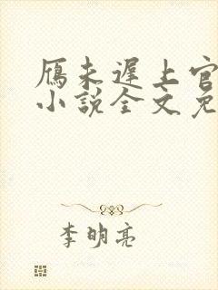 雁未迟上官穿越小说全文免费阅读