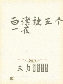 白洁被五个人玩一夜