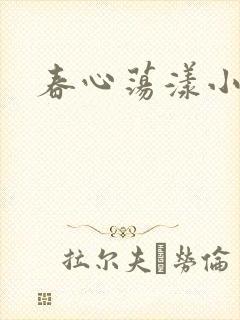 春心荡漾小说