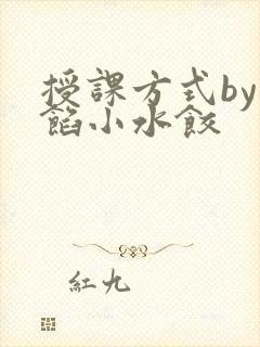 授课方式by肉馅小水饺