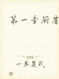 第一章厨房春潮