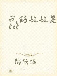 我的姐姐是美女txt