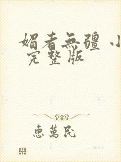 媚者无疆 小说 完整版