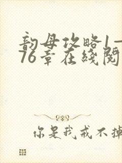 韵母攻略1—176章在线阅读